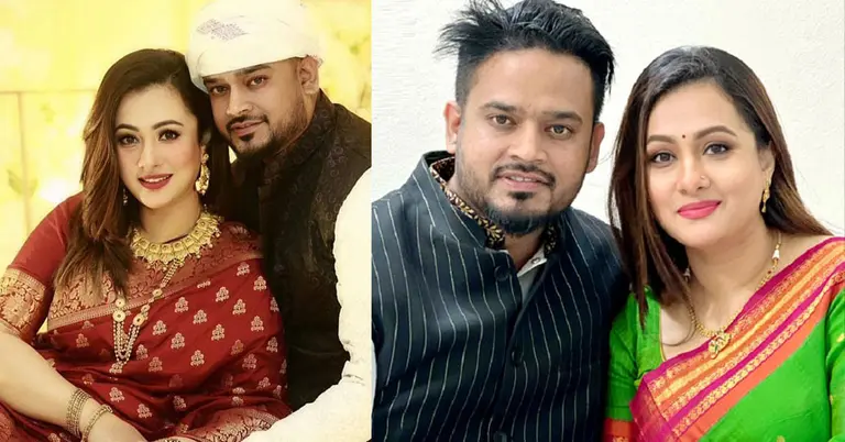 স্বামীর সঙ্গে পূর্ণিমা